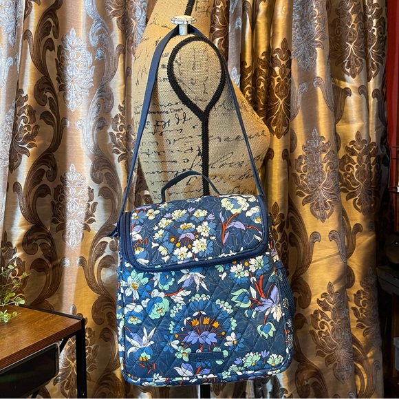 Vera Bradley Floral Burst Insulated Lunch Crossbody Shoulder Bag NWT New - Picture 8 of 11